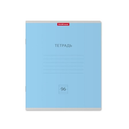 A notebook of 96 sheets in a ruler, Erichkrause "Classic", cover coated a cardboard, an offset unit, whiteness 100%, mix-2