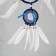 Dreams of Dreams from the evil eye 5 rings "Nazar" with feathers 20x55 cm