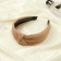 Hair rim "Sally" 4 cm, mustard