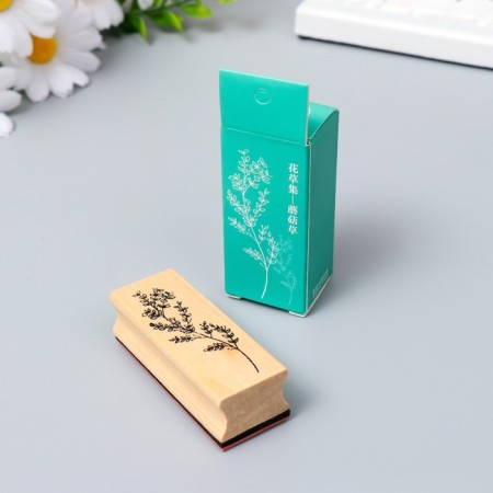 Printing tree "Ordinary oregano" 6.5x2.5 cm