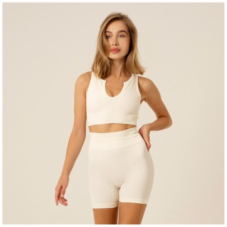Sports top on wide straps Sangh, p. S, the color is milk