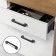 Cappio freedom bracket handle, m/o 96 mm, black color