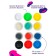 Set for children's creativity "test-plastilin", 6 colors of 50 g