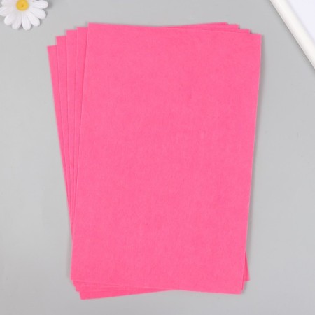 Tough felt 1 mm "pink" set of 5 sheets format A4-1