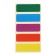 A4, 180 μm folder, calligrata, 5 departments, translucent, mix