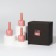 Nail polish gel, set 3 pcs, 10 ml, pink shades