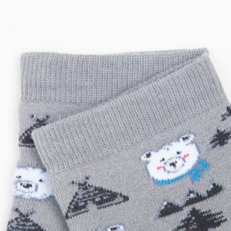 Women's socks, gray color, size 23-25-2