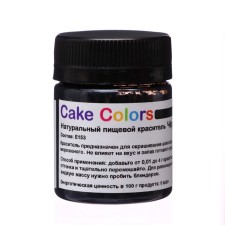 Drumic dye, dry fat -soluble Cake Colors Black Coal, 5 g