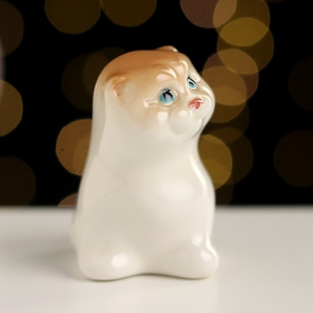 Souvenir "Cat Vaska" 5x3x5 cm, porcelain color mix-1