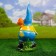 Garden figure "Dwarf in a blue cap" 43cm