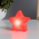 Nightlight "star" 2W LED red 2.5x7x7cm