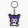 Keychain for keys with stickers in the Kuromi set, 4.9 x 10 cm