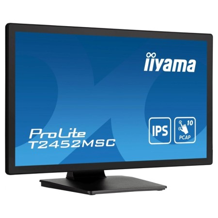 Monitor IIYAMA 23.8 "Prolite T2452MSC-B1 Black IPS LED 14MS 16: 9 HDMI M/M Matte 400CD 17 107891-2