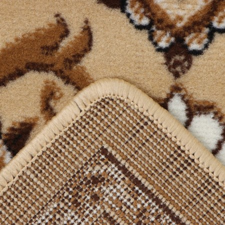 Carpet rectangular mocha 60x110 cm, pp 100%, juts-2