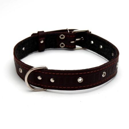The skin is embossed on the felt, dimensionless, 64 x 3.5 cm, Osh 31-60 cm, brown-2