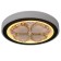 Chase with DPD "Amur" LED 160W 3000-6000K brown-white 52x52x8.5 cm Bayerlux