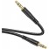 Cable AUX HOCO UPA24, Jack 3.5 mm (M) - Jack 3.5 mm (M), 1 m, nylon, black