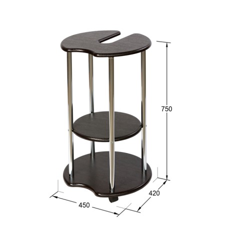 Bottle stand, 420 × 450 × 750 mm, color Venge-2