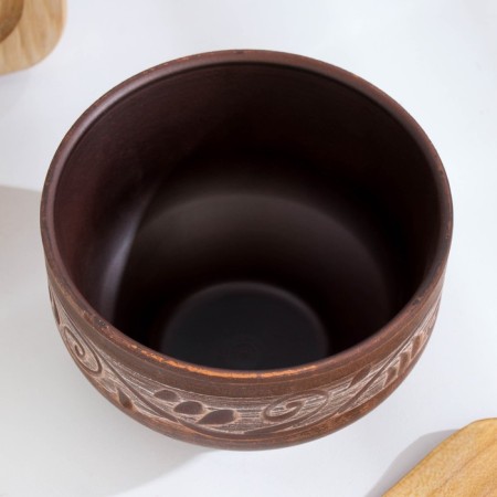 Angob salad bowl, 0.4 l., 8x11x11cm-1