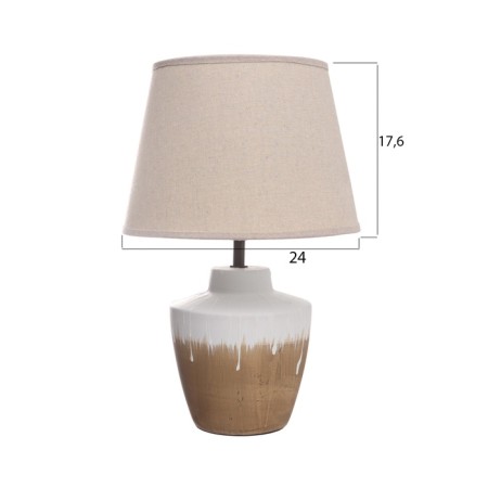 Table lamp "Claud" 1x40W E27 Latte 25x25x38, 5cm-5