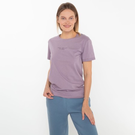 T -shirt female, gray color, size 44-2