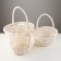 A set of baskets, 3 pcs, 46 × 36 × 16/42 cm, 41 × 31 × 14/35 cm, 34 × 27 × 12/31 cm, willow