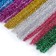 Wire with pile for crafts and decoration, set of 50 pcs., Mix color with brilliance