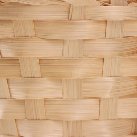 Wicker basket, D13 x h9.5/28cm, bamboo, natural-3