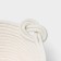 Basket for storage ladled handmade LadoM "Vilena", 38 × 22 × 12 cm, white color