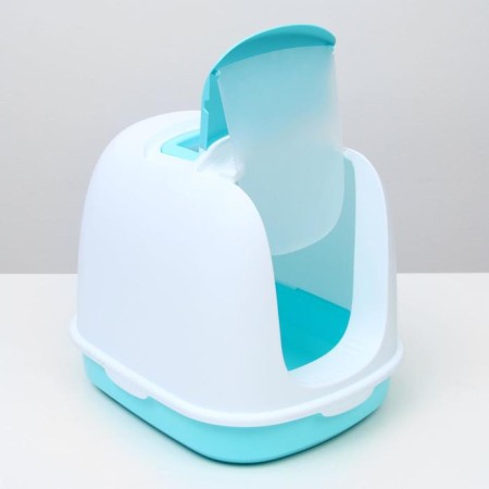 Closed toilet with a scoop, 47 x 40 x 39 cm, white and white-5