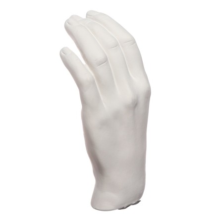 Gypsum figure anatomical details: "Women's brush" 18.5 cm-4