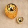 Aroma lamp - a stand for incense "Buddha" 12x10cm, gold