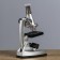 Microscope with a projector, a multiplicity of an increase in 50-1200x, with backlight,
