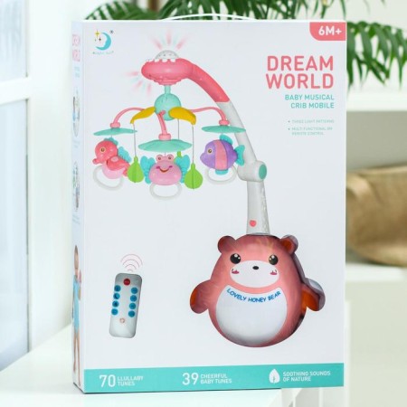 Mobile Musical "Bear. Africa ", projector, remote control, color mix-6
