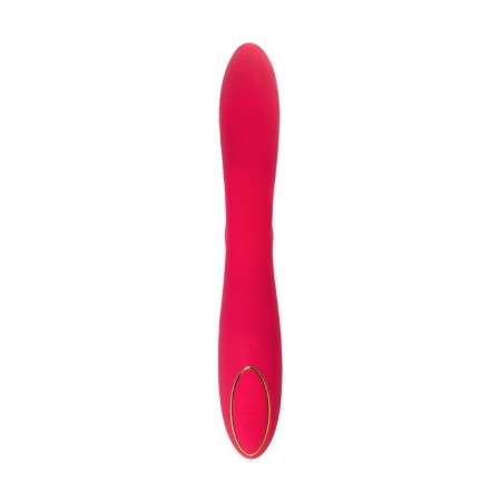 Vibrator with vacuum-wave stimulation Jos Enila, silicone, pink color, 23 cm-9
