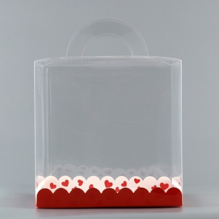 Confectionery box, chest, packaging, with love, 20 x 20 x 20 cm-3