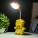 Dinosaurus table lamp LED 3W from AA/USB batteries yellow 4x12x35 cm Risalux