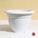Flower pot, d = 35 cm, 12 l, plastic, white