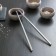 Bacchette sushi sticks, length 21 cm, silver color