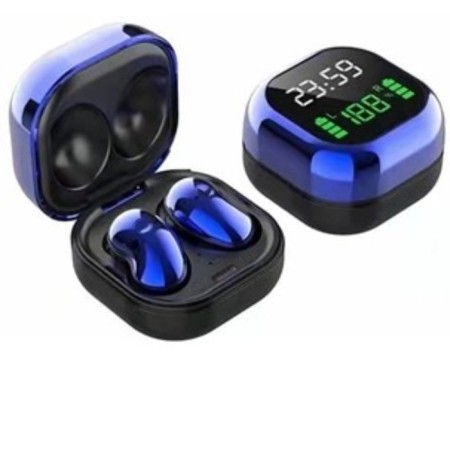 Headphones More Choice BW22S, TWS, wireless, vacuum, BT 5.1, 200mach, microphone, blue-2