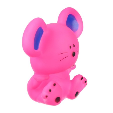 Rubber toy for the bath "Mouse", 9 cm, with a squeak, color mix, crumb I-7