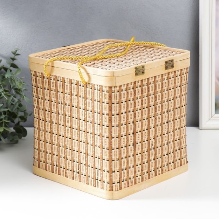 Bamboo Bamboo Bamboo Bambo with a cord 22x22x22 cm-2