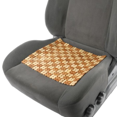 Masser cape on a bamboo seat 37 x 36 cm, light color-1