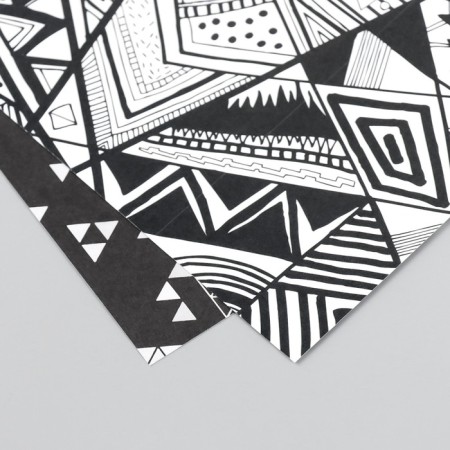 Scrapbooking paper bilateral "style" density 180 g 15.5x17 cm-4