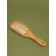 Massage comb 22.5*6.5cm bamboo/rubber white suspension/package QF