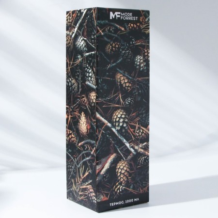 Thermos "strong in spirit" in a case, 1 l, heat conservation time 6-12 hours-7