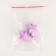 Miniature puppet "dinosaurus", set 2 pcs., Size 1 pc. - 3 × 5.5 × 2 cm, purple color