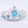 Gift set: colored strands, crown, wand "the most magic girl", 4 items