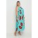 Female dress, size 64, turquoise color