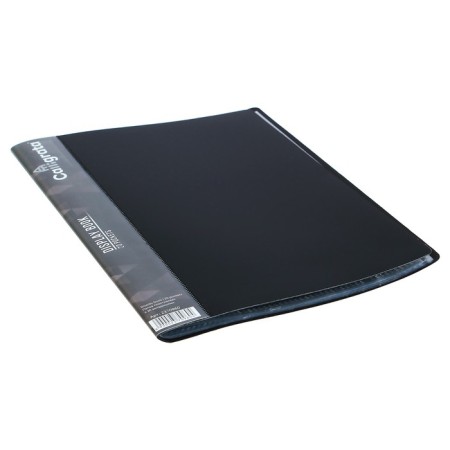 Folder with 20 liners A5, 500 μm, Calligrata, 9 mm, pocket on the spine, black-1